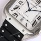 GF Factory Swiss Replica Santos de Cartier Large Model Watch GF 9015 Stainless Steel (3)_th.jpg